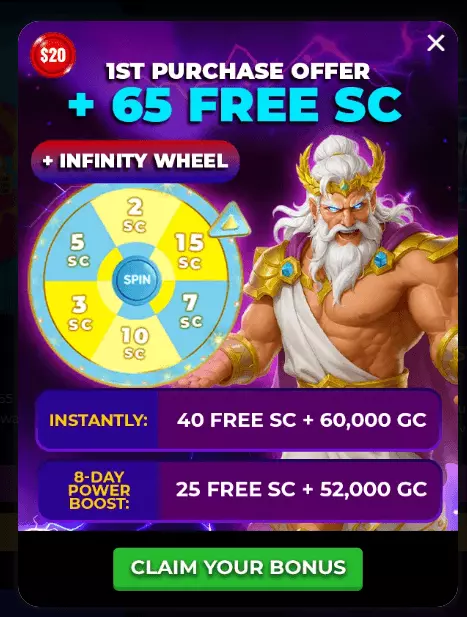 amazon jackpots first purchase bonus