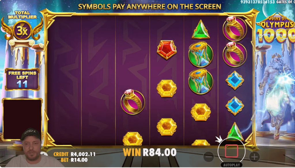 BSBZA plays Gates of Olympus 1000