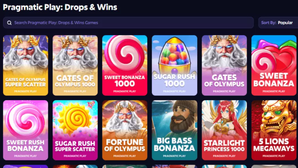 Drops and Wins Roobet