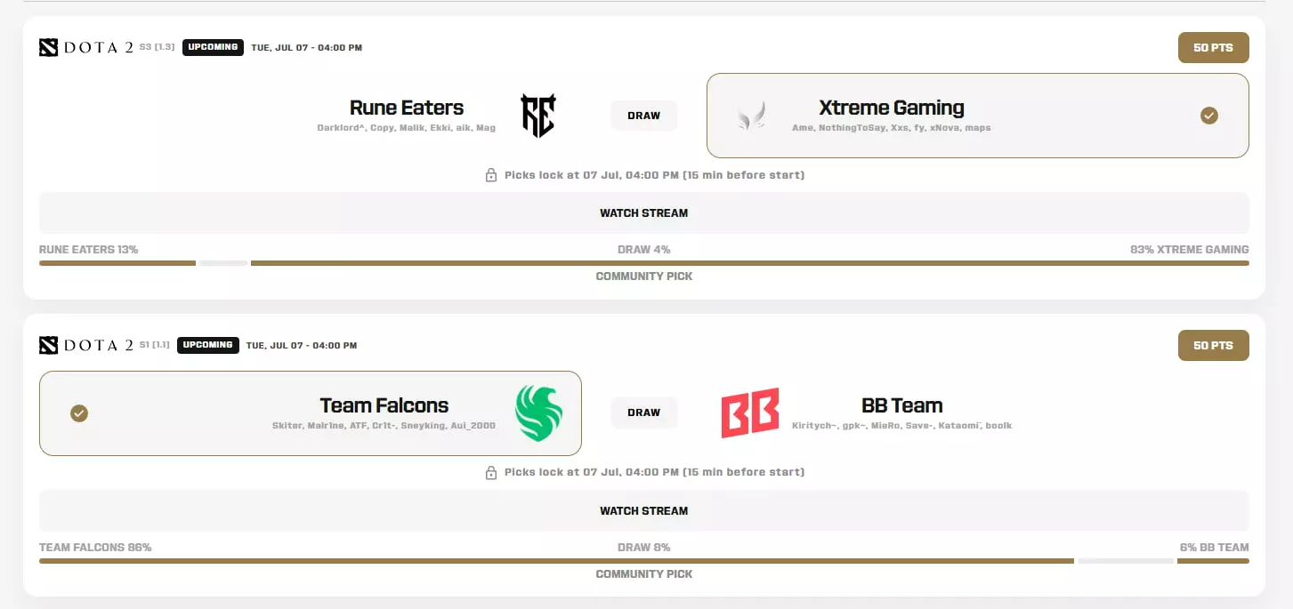 ewc play pickems