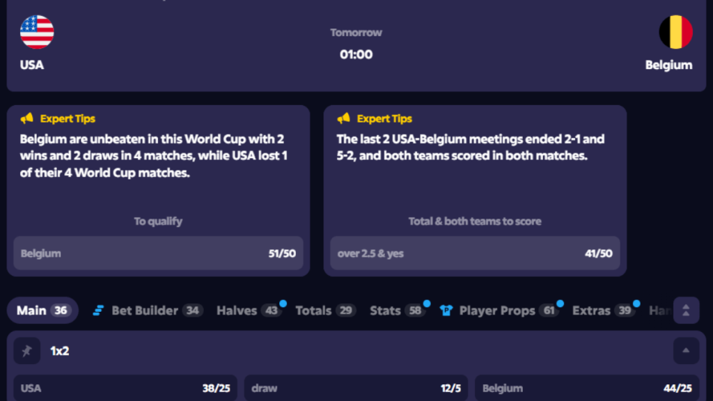 roobet odds portugal vs spain