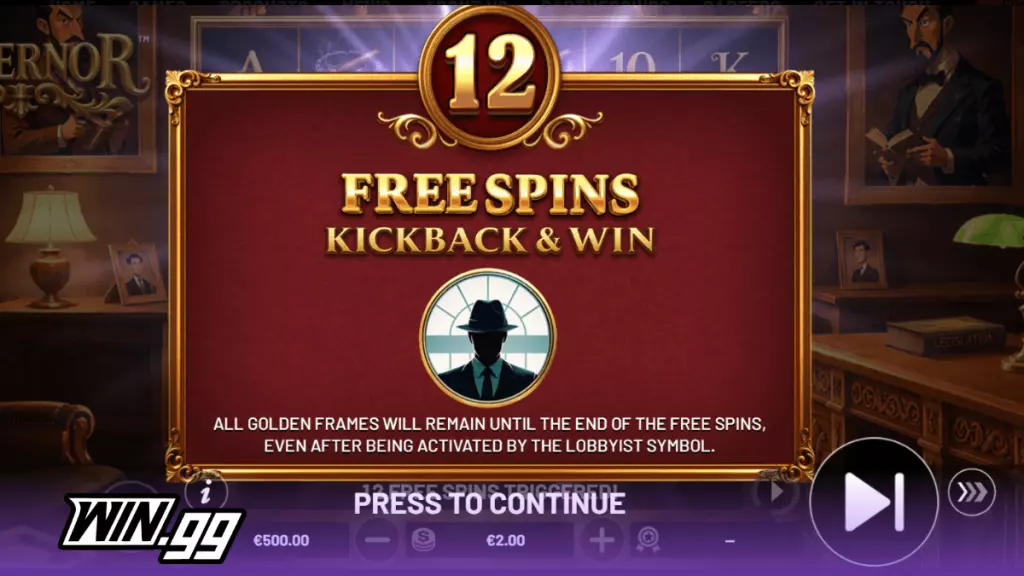 the governor slot buy bonus