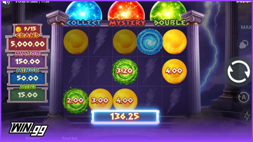 3 Orbs of Zeus slot