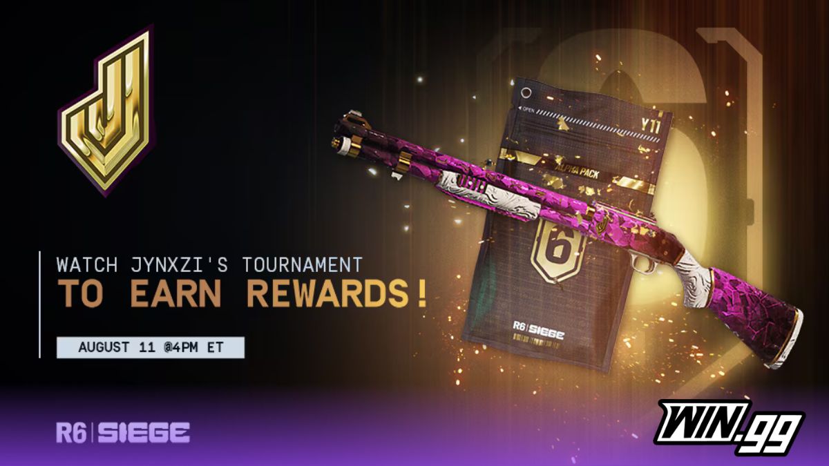 Jynxzi Rainbow Six Siege tournament