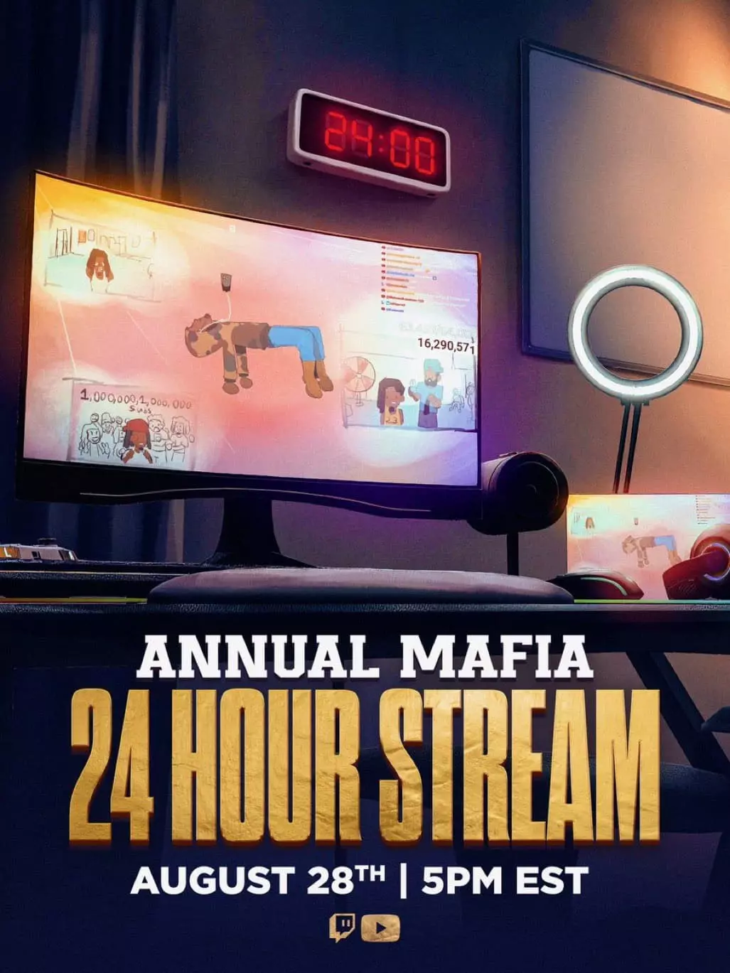 Kai Cenat annual Mafia stream