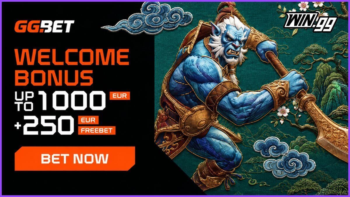 GG.BET Bonus: The International 2026 Offer — Get Up to €1,000 + €250 in Free Bets