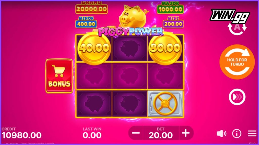 Piggy power hit the bonus