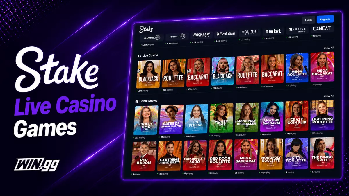 Four Live Casino Games To Try at Stake