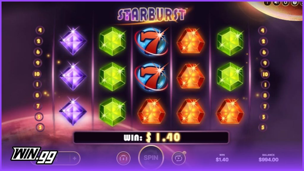 Starburst slot
