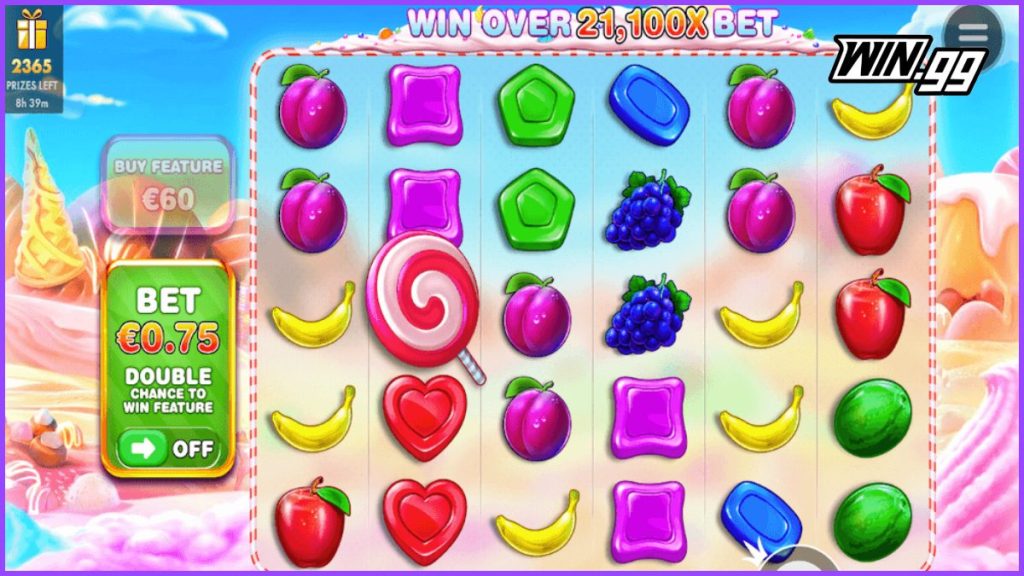 sweet bonanza slot screenshot