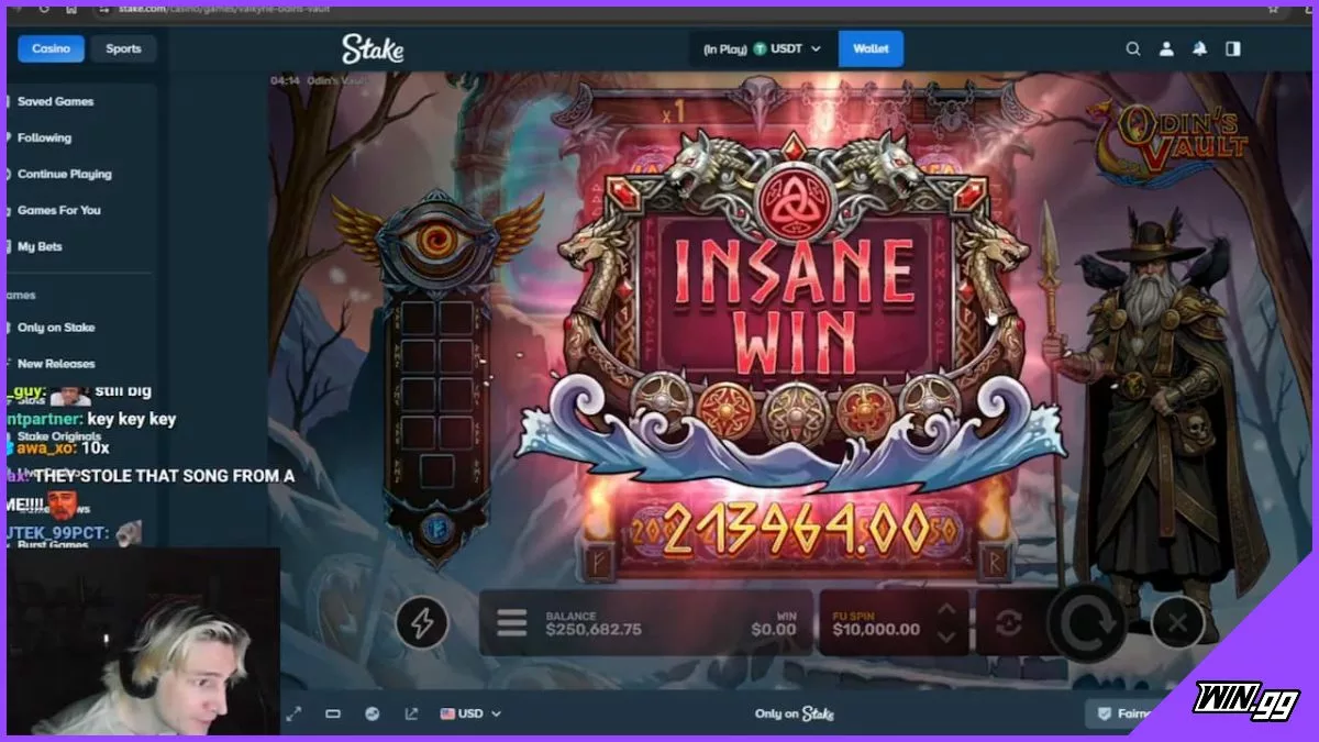xQc Hits a $200,000+ Dream Board on the Odin’s Vault Slot