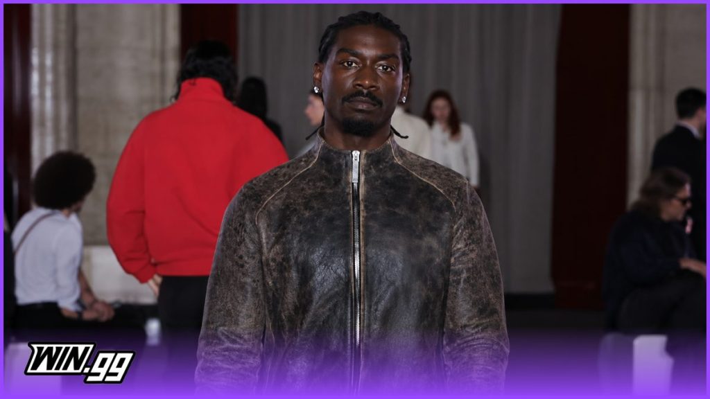 BruceDropEmOff at Kai Cenat's fashion show