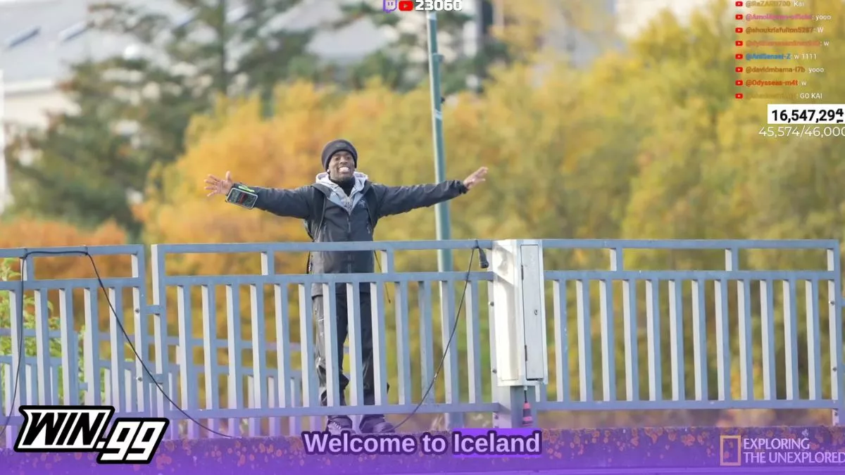 Kai Cenat Reportedly Becomes First Streamer To Broadcast From Inside a Volcano