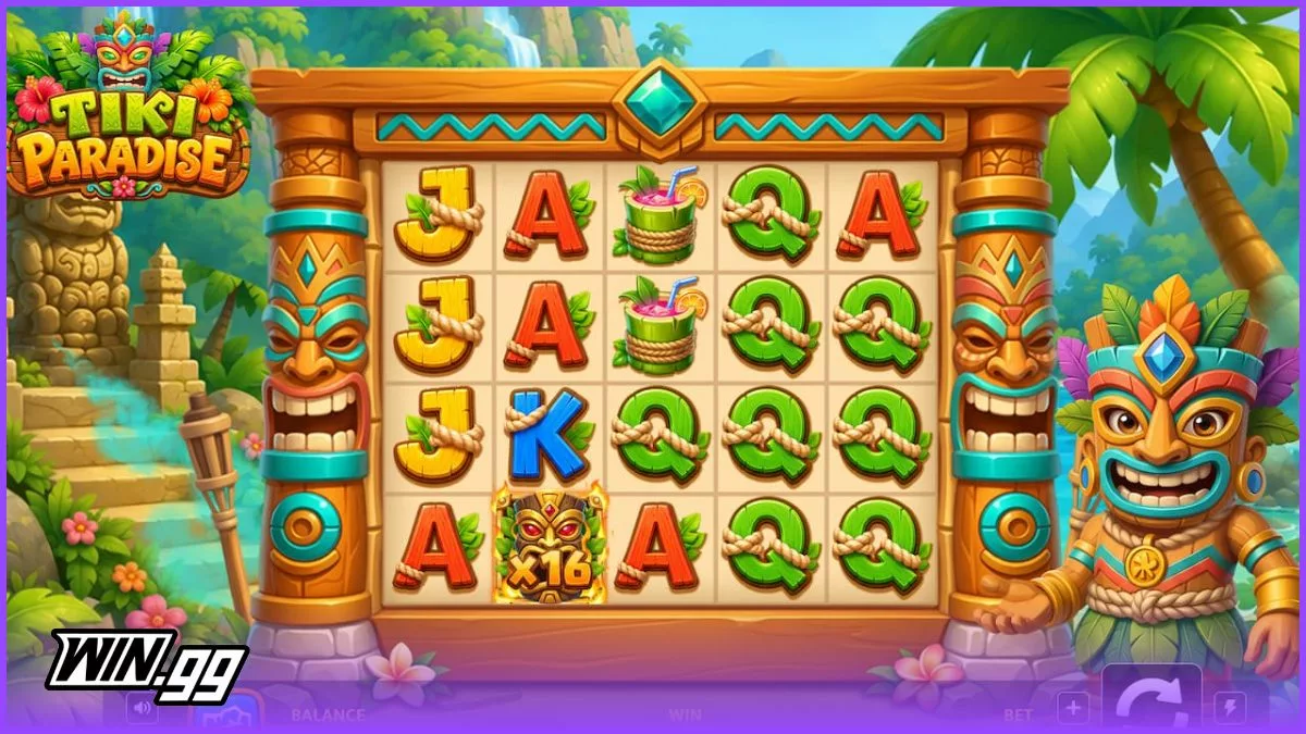 How To Play the Brand-New Tiki Paradise Slot by Knockout Labs