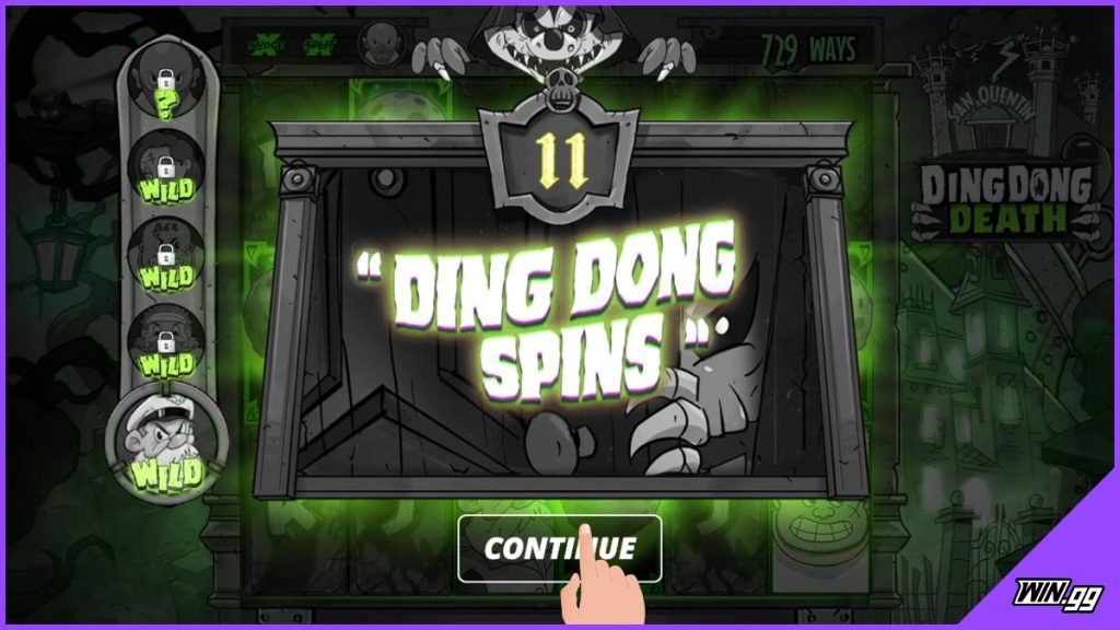 Ding Dong Death slot free spins
