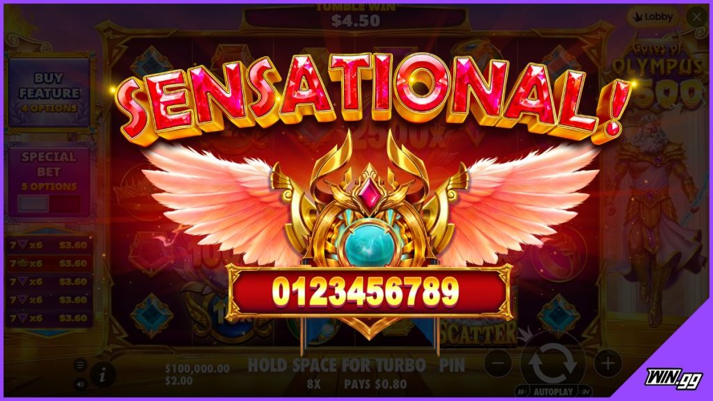 Gates of Olympus 2500 sensational win