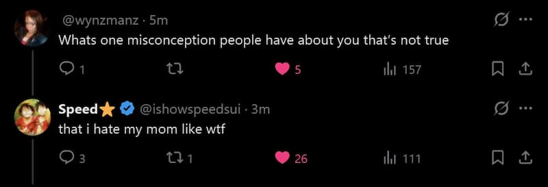 iShowSpeed mental health fan questions