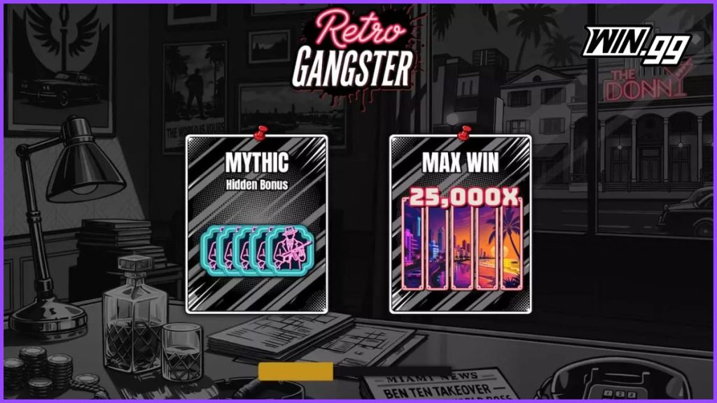 The max win amount in the Retro Gangster slot.