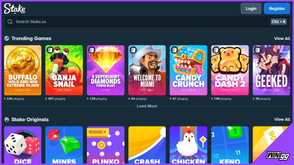 Stake US screenshot