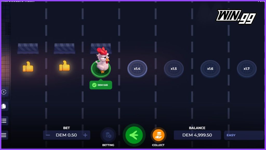 Uncrossable Rush game