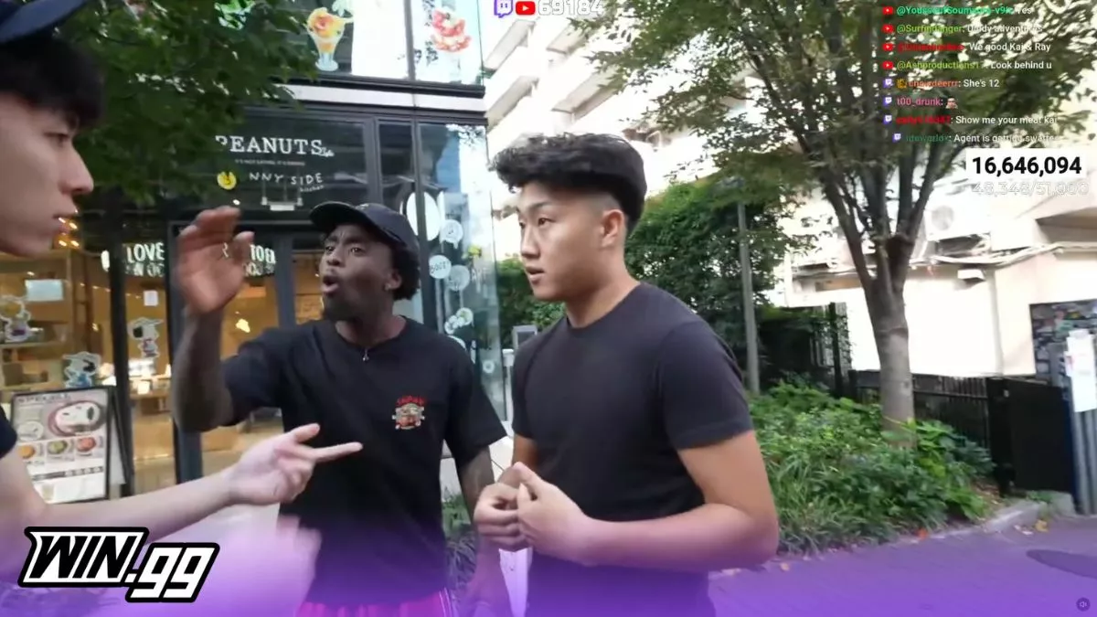 Kai Cenat Ray Japan