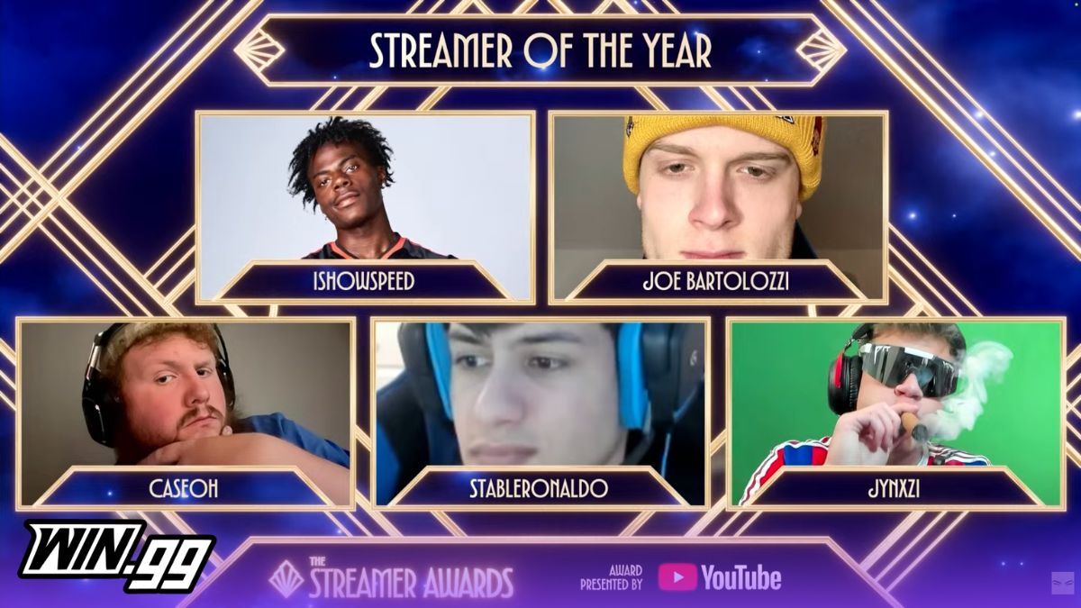 Streamer of the Year 2026 iShowSpeed