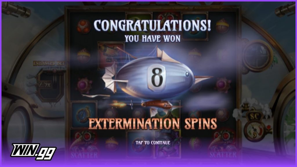 Extermination spins Cloudforge slot