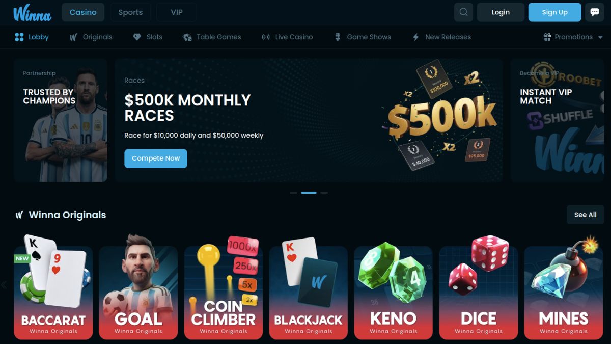 winna crypto casino
